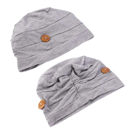 New Womens Soft Muslim Comfy Chemo Cap Sleep Turban Hat Liner for Cancer Hair Loss Cotton Headwear Head wrap Hair accessories